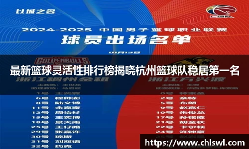 最新篮球灵活性排行榜揭晓杭州篮球队稳居第一名