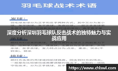 深度分析深圳羽毛球队反击战术的独特魅力与实战应用